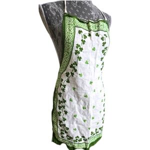 St Patrick's Day Clover ☘️ Apron Handmade Vintage Big Kids Petite Adult
